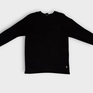 Men’s ‘BeardedGoat’ Waffle Knit Long-sleeve crew neck